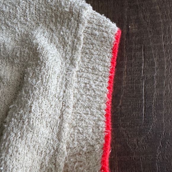 Anthropologie Sleeveless Sweater Fair Isle Boucle Coastal French Cottagecore M M - Picture 6 of 8